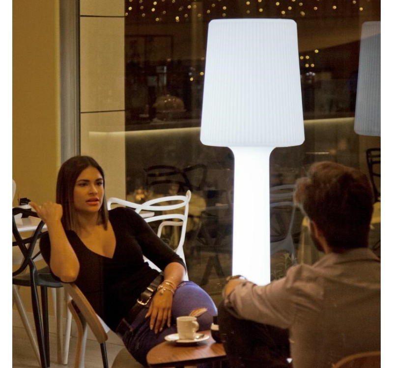 NEW GARDEN lampa ogrodowa CARMEN 165  CABLE biała