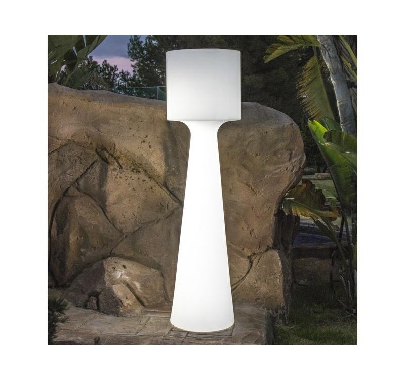 NEW GARDEN lampa ogrodowa GRACE 140  CABLE biała