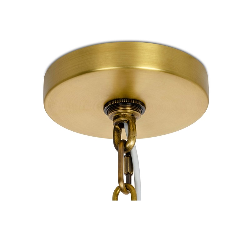 Lampa wisząca VICE mosiądz - metal, szkło