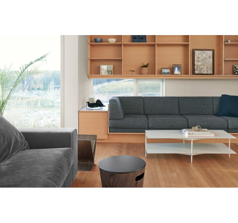 UMBRA stolik WOODROW czarny - orzech