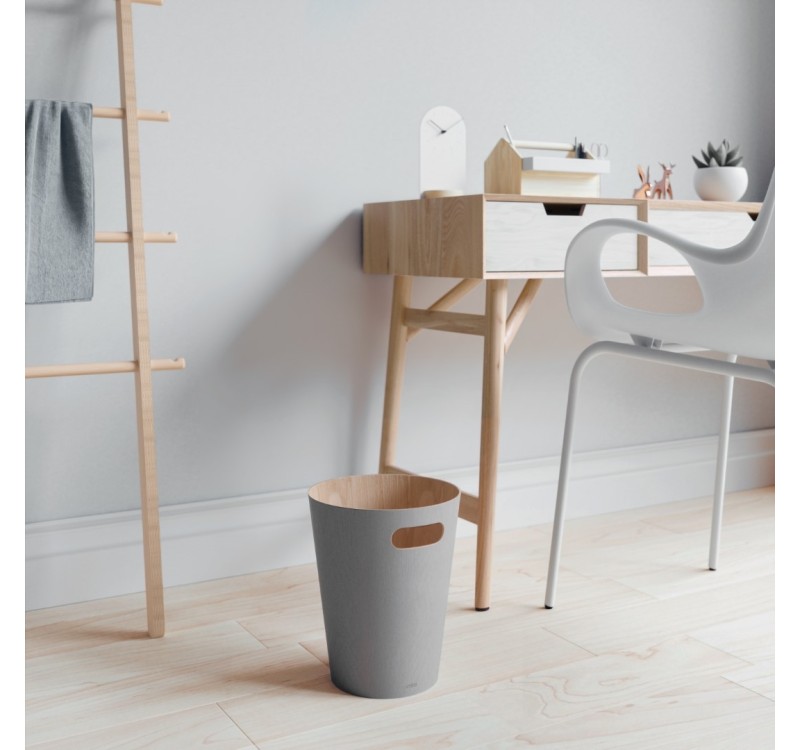 UMBRA kosz na śmieci WOODROW - gray