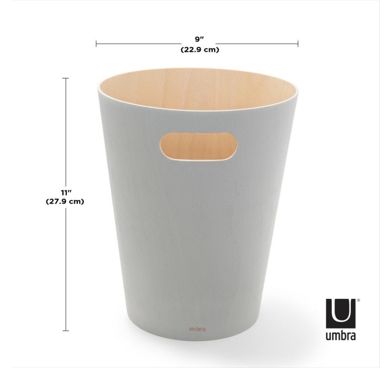 UMBRA kosz na śmieci WOODROW - gray