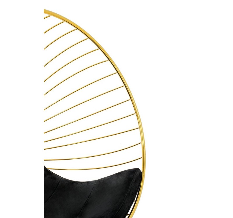 Fotel wiszący GABBIA złoty