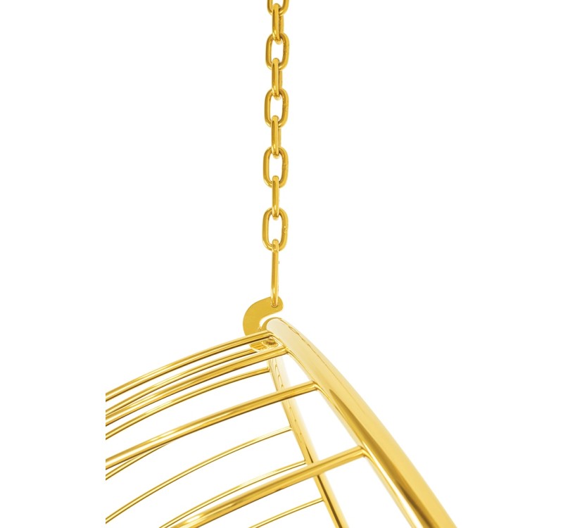 Fotel wiszący GABBIA złoty