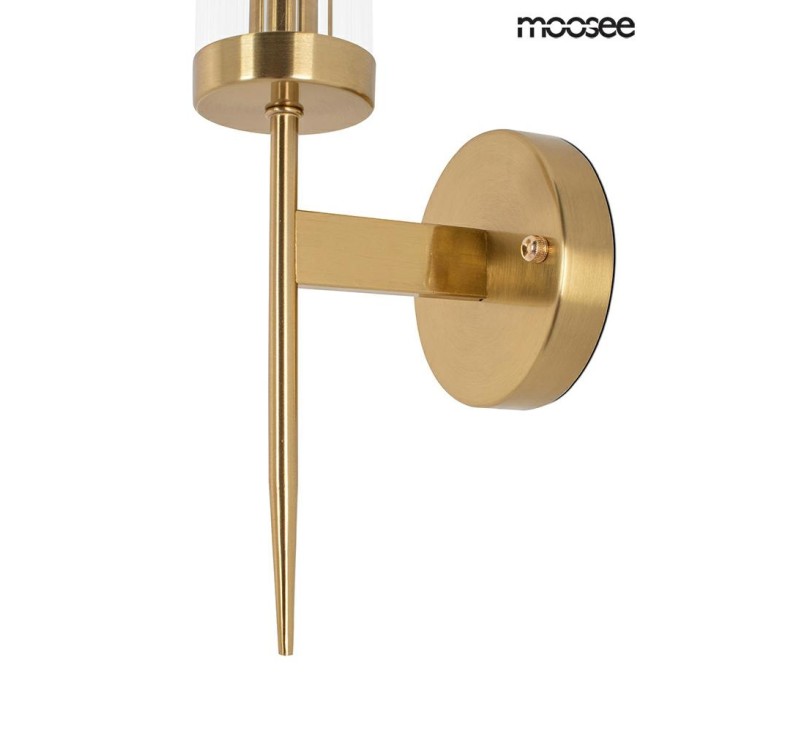 MOOSEE lampa ścienna TORCH złota