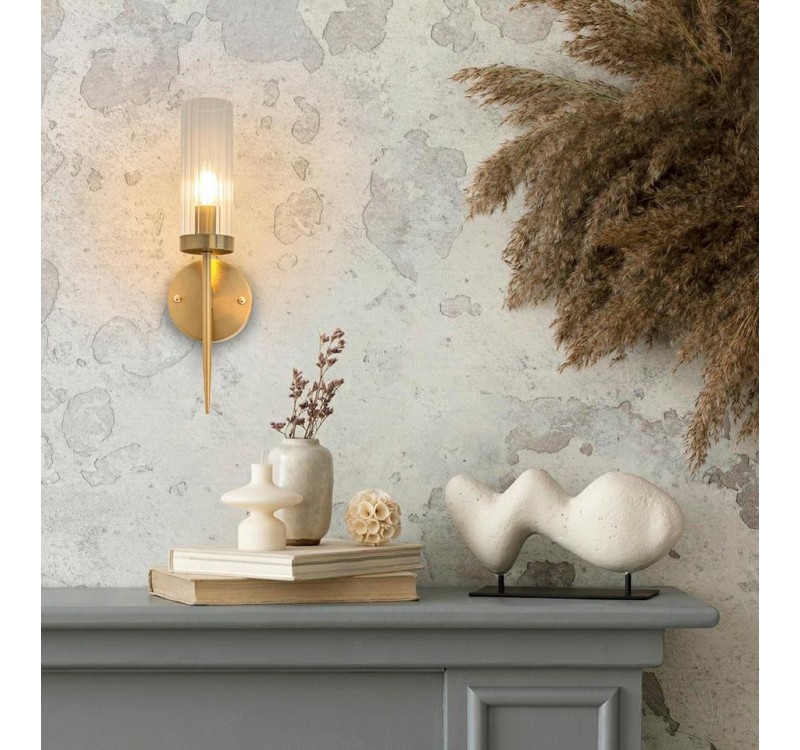 MOOSEE lampa ścienna TORCH złota