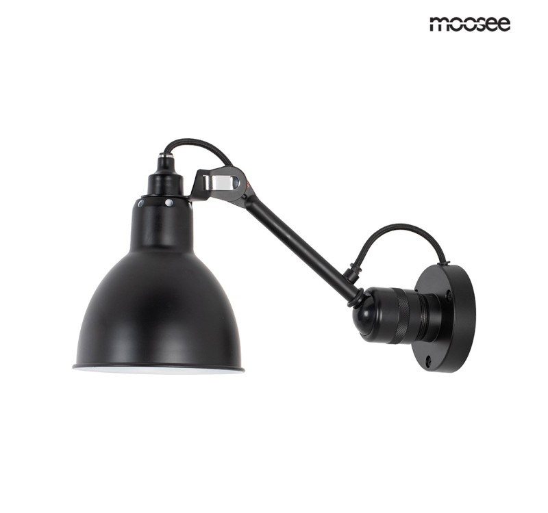 MOOSEE lampa ścienna FRANK czarna