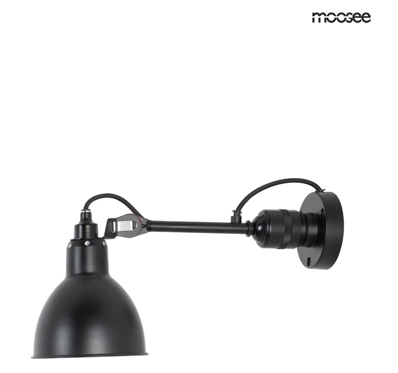 MOOSEE lampa ścienna FRANK czarna