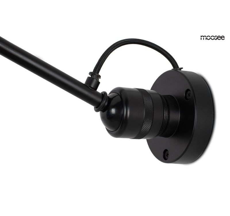 MOOSEE lampa ścienna FRANK czarna