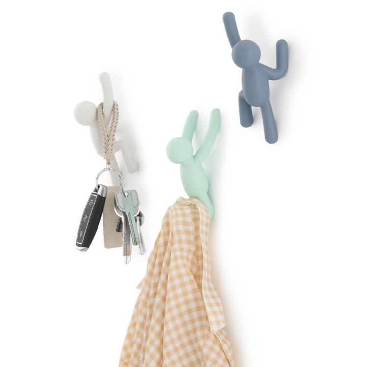 UMBRA haczyk ścienny BUDDY granatowo - zielono - biały