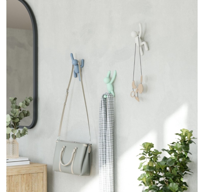 UMBRA haczyk ścienny BUDDY granatowo - zielono - biały