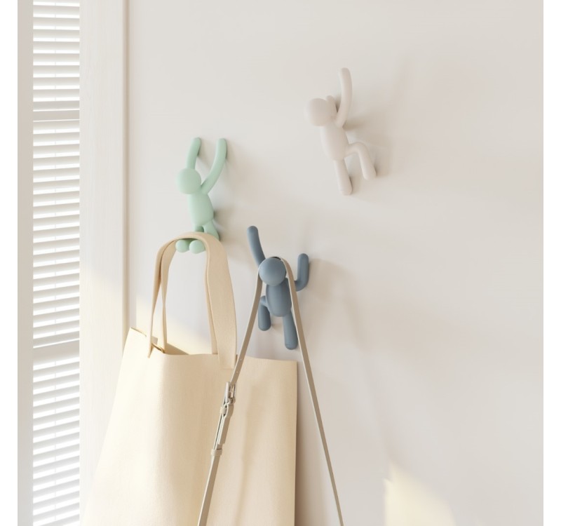 UMBRA haczyk ścienny BUDDY granatowo - zielono - biały