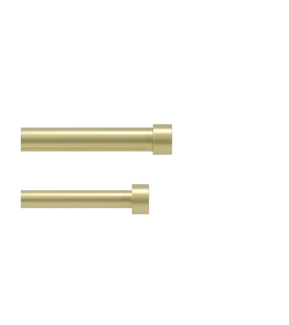 UMBRA podwójny karnisz  CAPPA 91 - 168 cm złoty