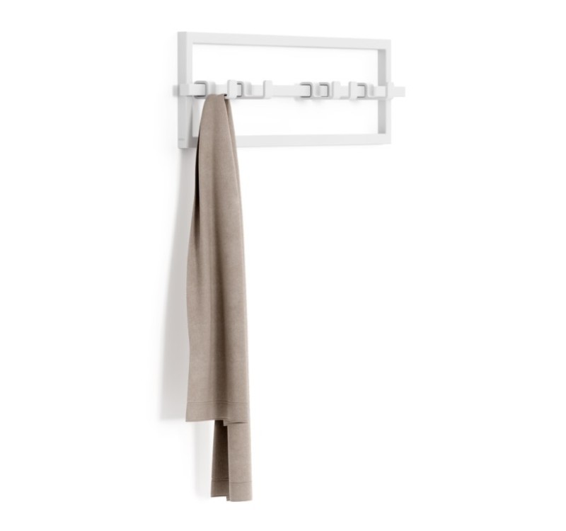 UMBRA wieszak ścienny CUBIKO biały