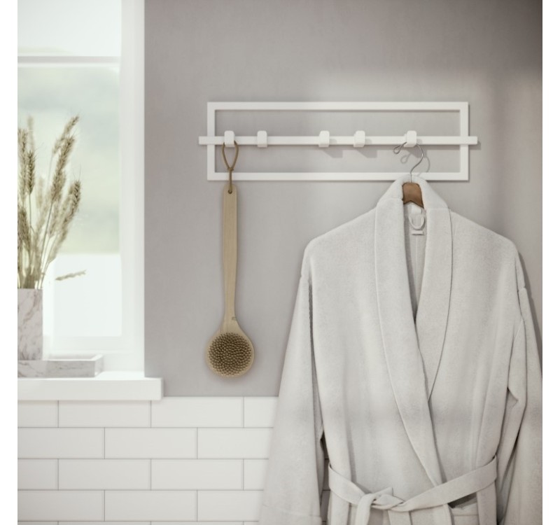 UMBRA wieszak ścienny CUBIKO biały