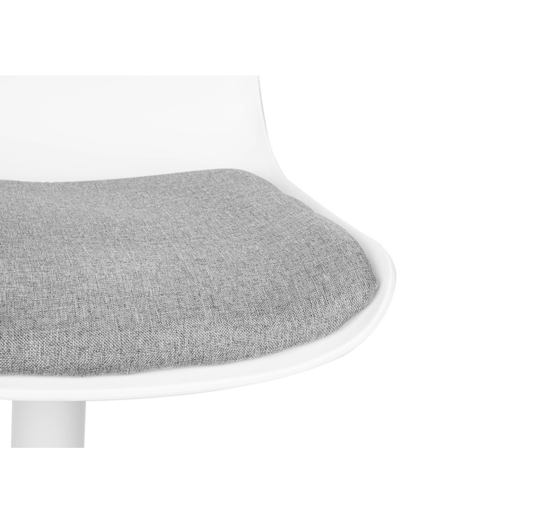 Krzesło barowe SNAP BAR TAP regulowane białe