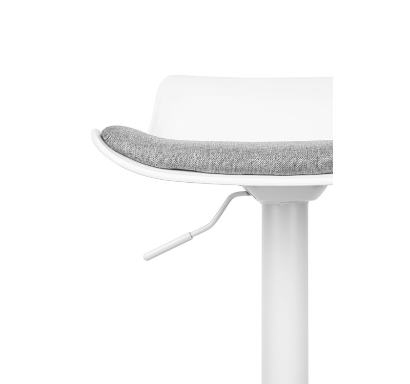 Krzesło barowe SNAP BAR TAP regulowane białe