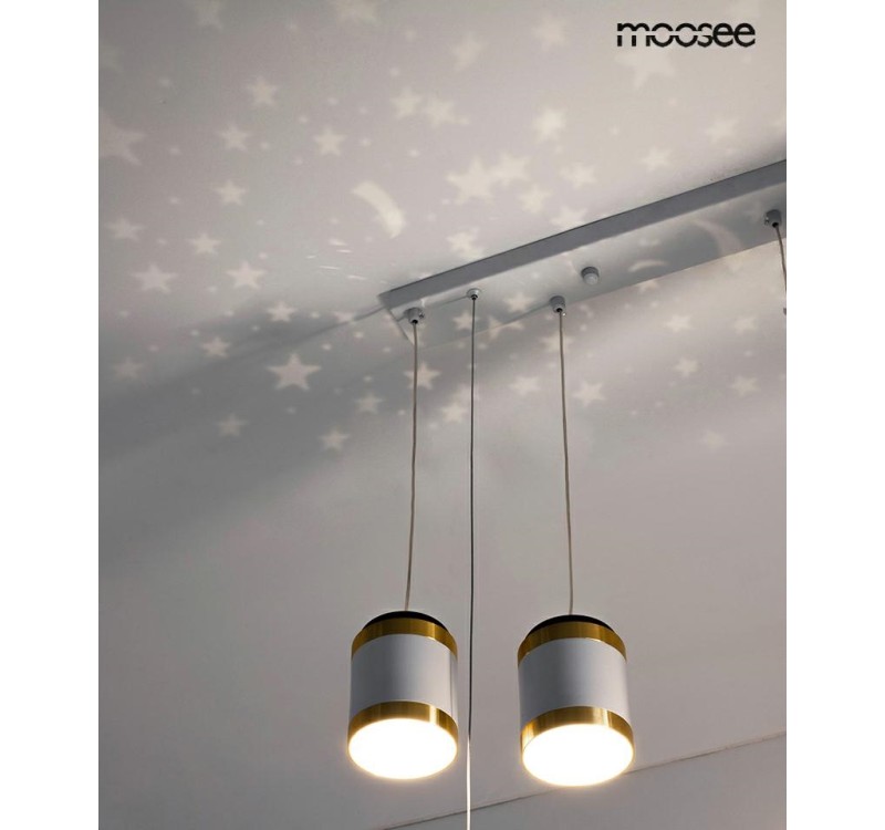 MOOSEE lampa wisząca STARS biała