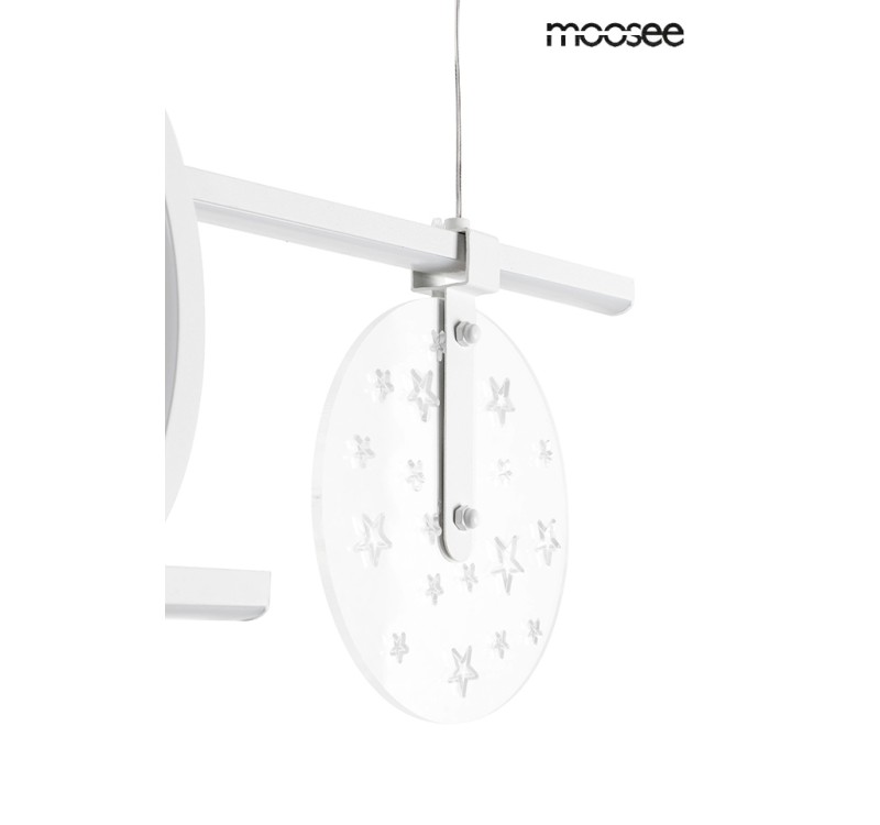 MOOSEE lampa wisząca STARS biała