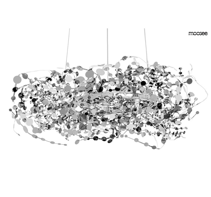 MOOSEE lampa wisząca MONETE 80 chrom