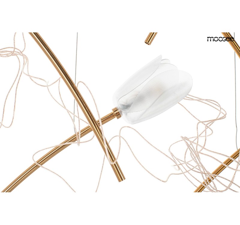 MOOSEE lampa wisząca TULIPPE 14 LINE  złota