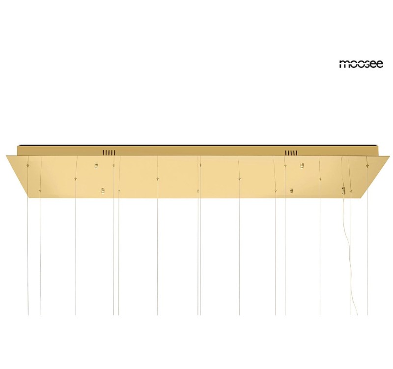 MOOSEE lampa wisząca TULIPPE 14 LINE  złota
