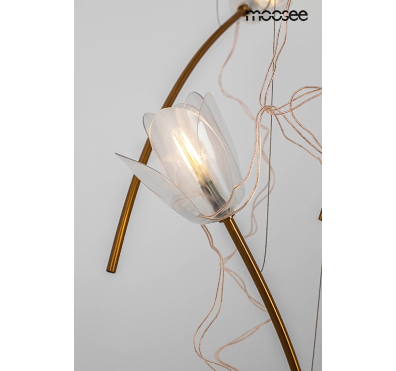 MOOSEE lampa wisząca TULIPPE 7 DISC złota