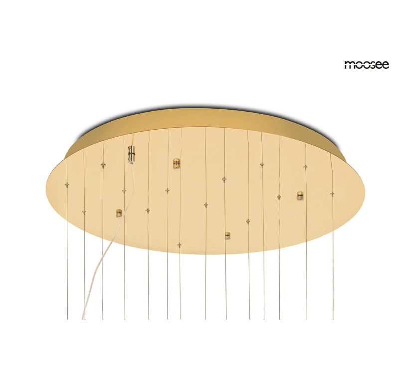 MOOSEE lampa wisząca TULIPPE 14 DISC złota