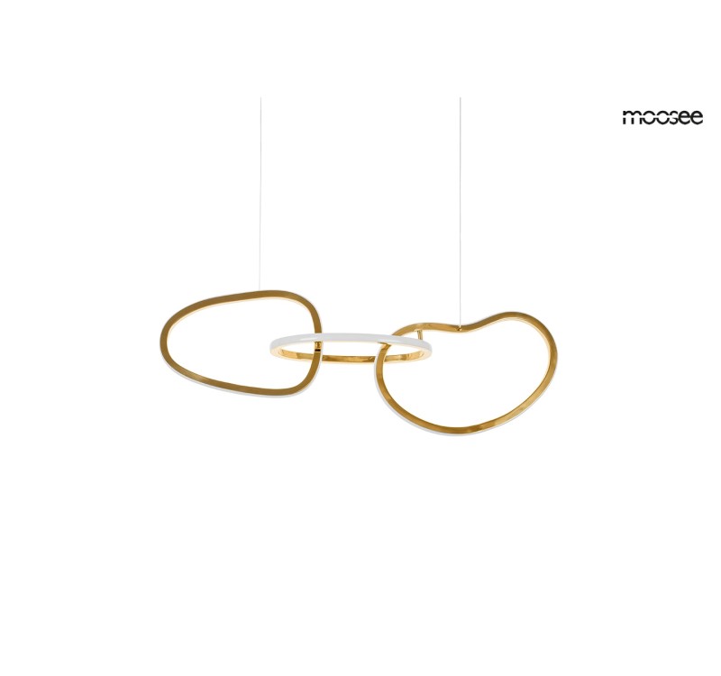 MOOSEE lampa wisząca JAZZ 3 złota