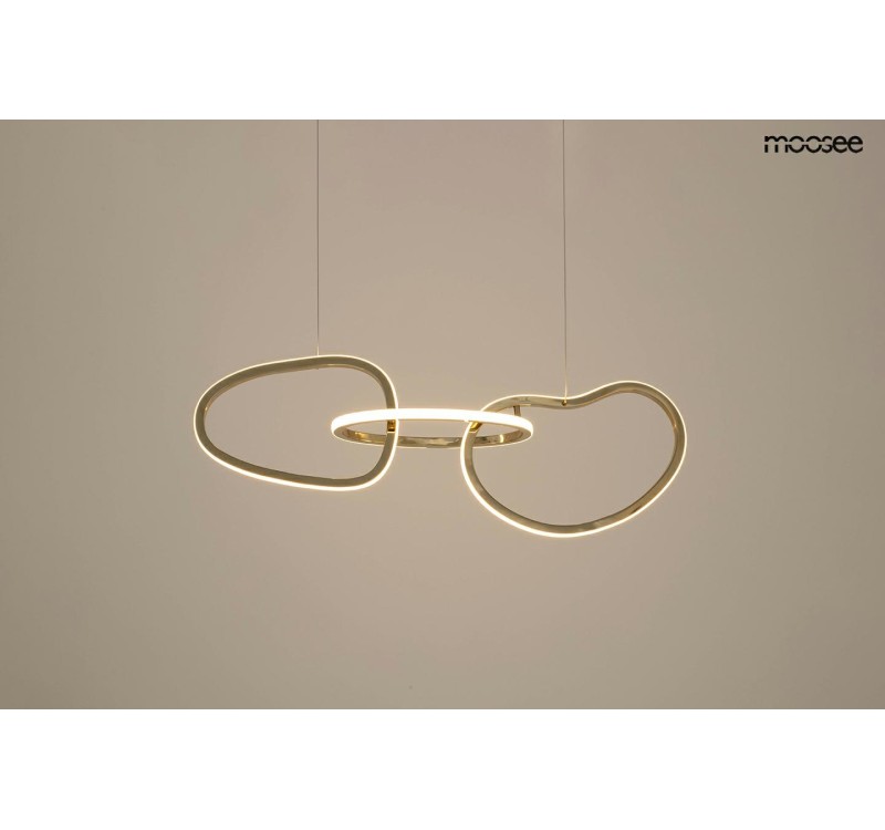 MOOSEE lampa wisząca JAZZ 3 złota