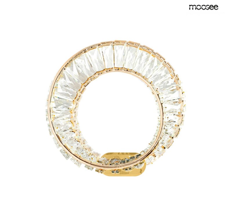 MOOSEE lampa ścienna WAVE złota