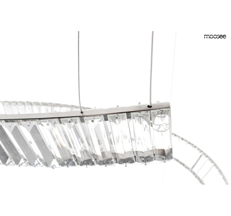 MOOSEE lampa wisząca WAVE CORDON 1A chrom