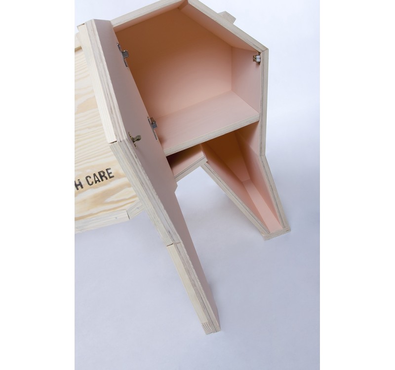 Szafka ŚWINIA - drewno sklejka