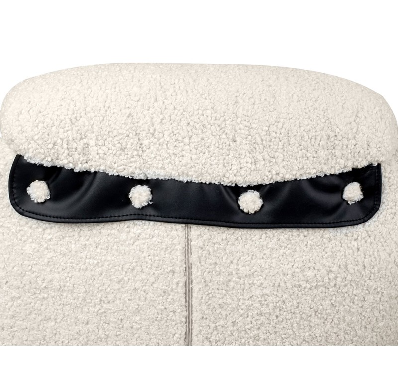 Fotel obrotowy TAPE TEDDY biały