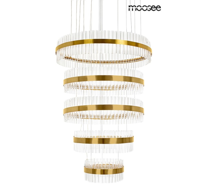 MOOSEE lampa wisząca GHIA 5 złota