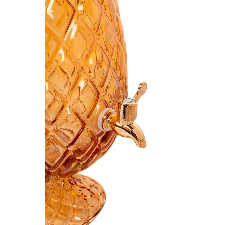 KARE dyspenser do napojów PINEAPPLE  bursztynowy