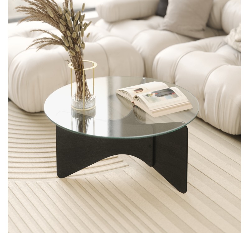 UMBRA stolik kawowy MADERA czarny