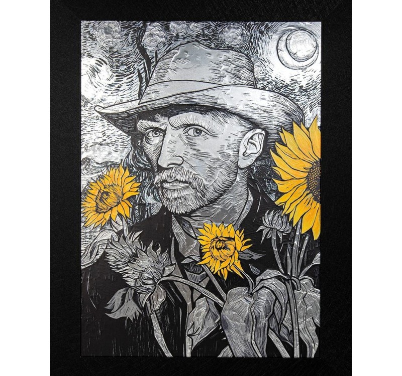 Obraz VAN SUNFLOWER 96x121 cm