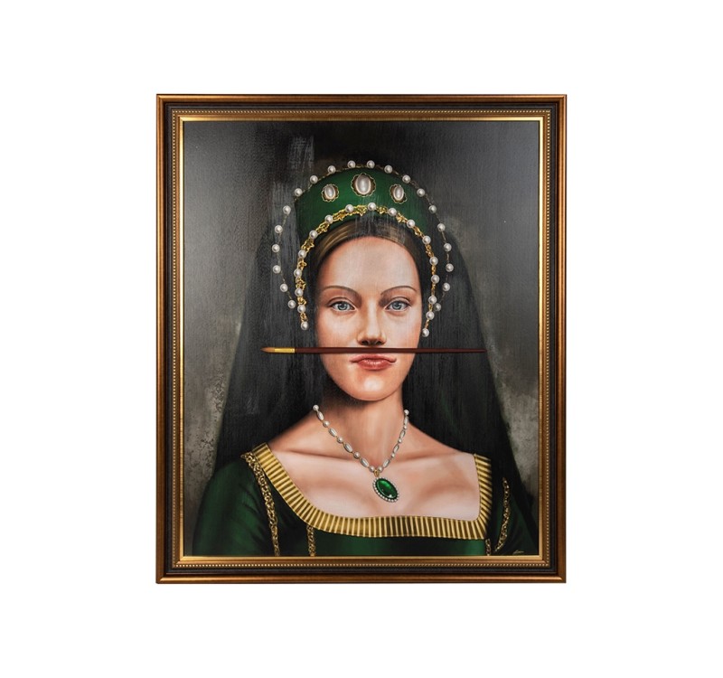 Obraz MUSTACHE BRUSH 100x120 cm