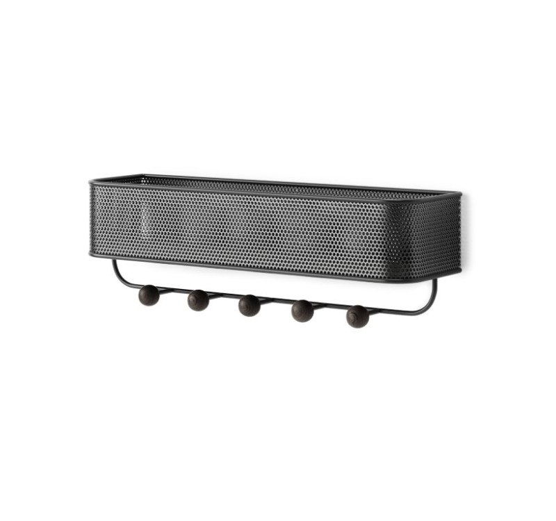 UMBRA wieszak z organizerem ESTIQUE czarny