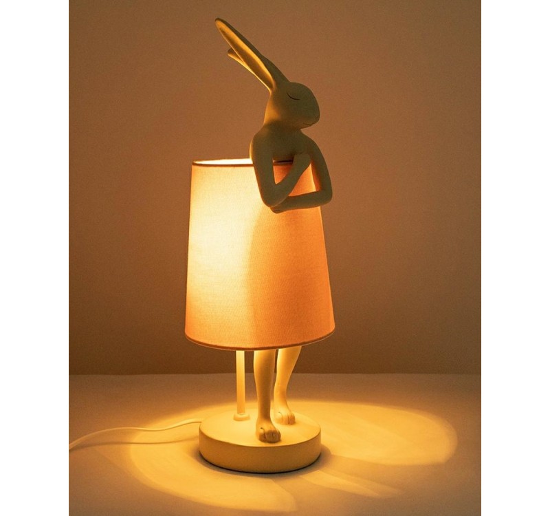 KARE lampa stołowa RABBIT PEACH 50 cm
