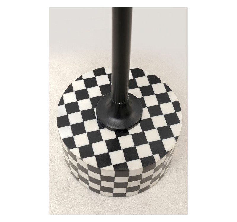 KARE stolik DOMERO CHESS 25 biało-czarny