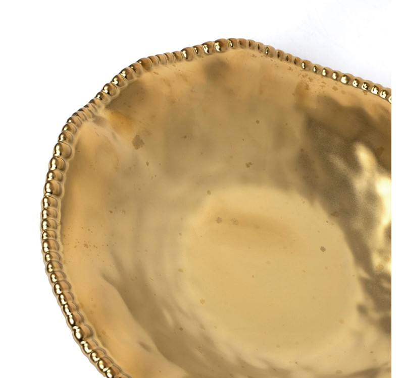 KARE komplet 2 półmisków BELL 36 cm       złoty