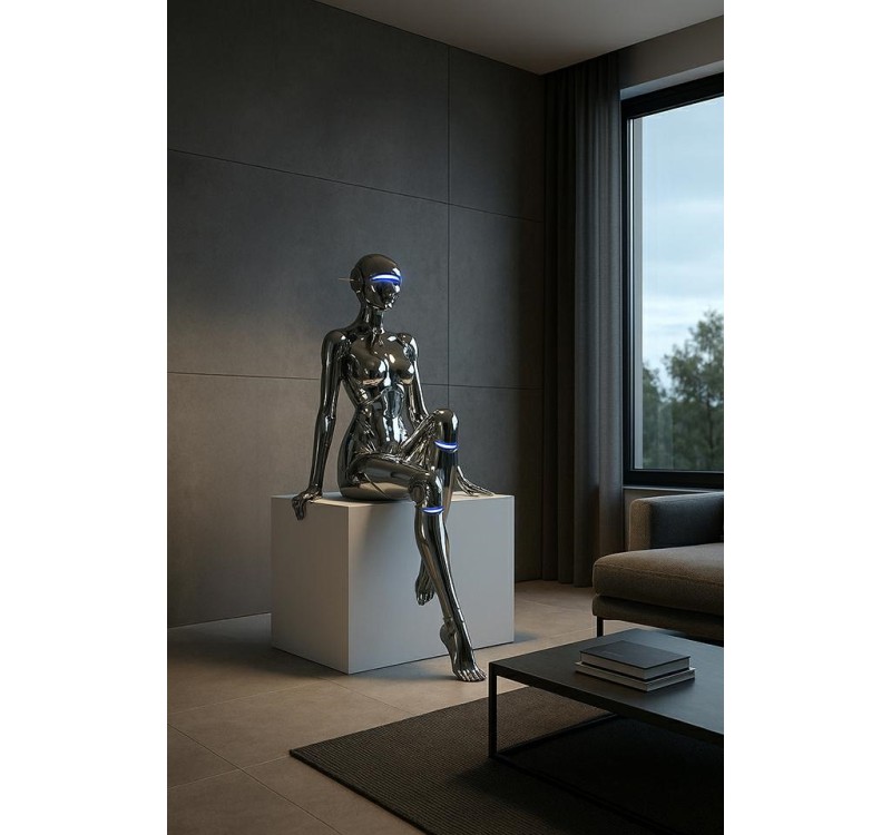 MOOSEE lampa podłogowa / rzeźba CYBER     WOMAN