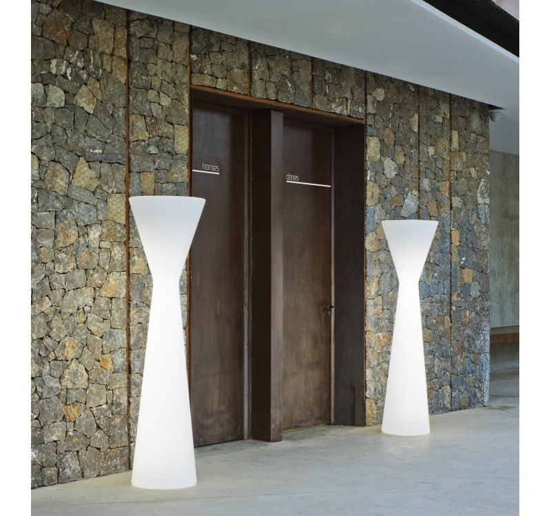 NEW GARDEN lampa podłogowa KONIKA 170  CABLE biała