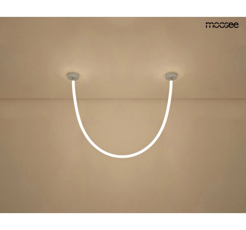 MOOSEE lampa wisząca LASSO 200 Smart      srebrna