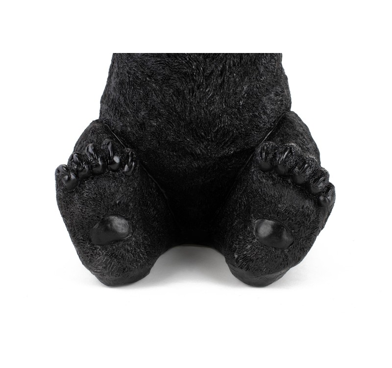 KARE stolik BEAR 53x33 cm drewniany / czarny