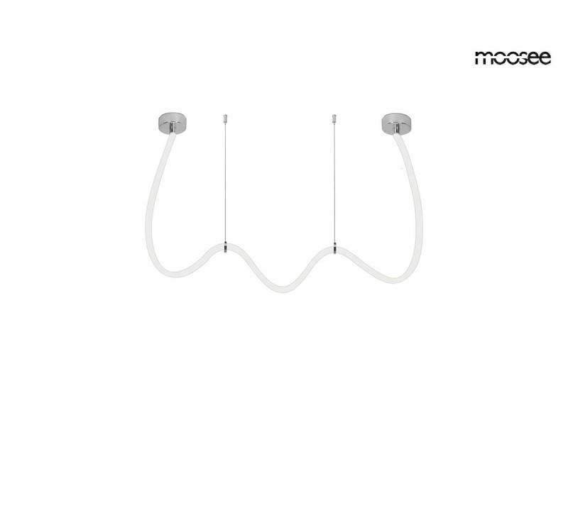 MOOSEE lampa wisząca LASSO 400 Smart      srebrna