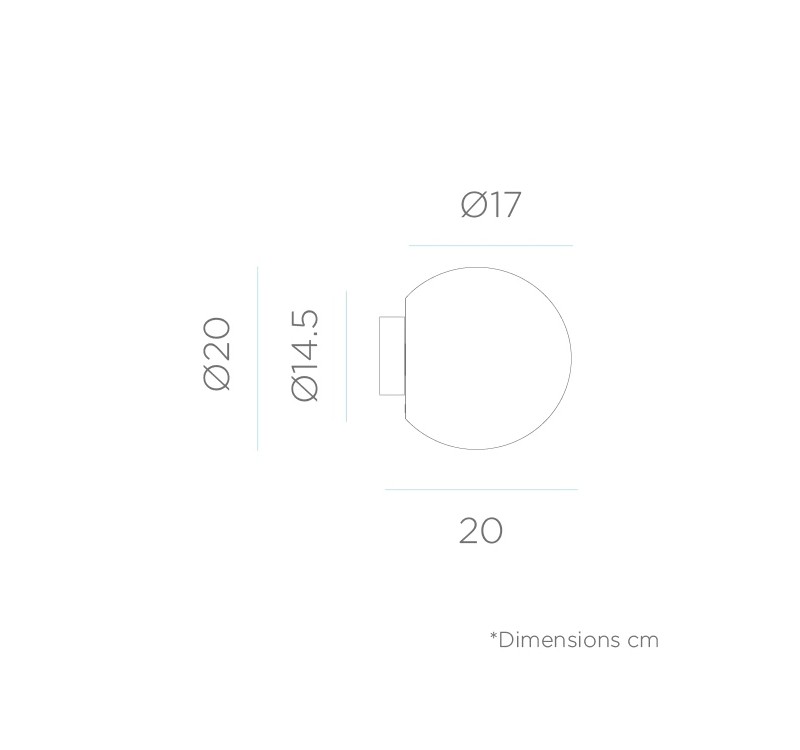 NEW GARDEN lampa ścenna BULY 20 WALL