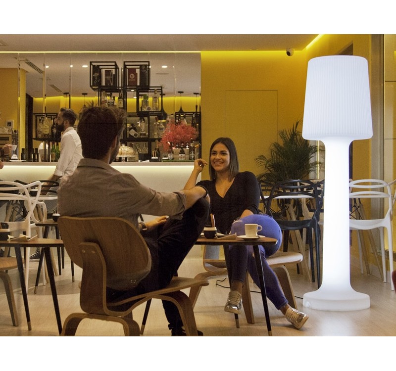 NEW GARDEN lampa ogrodowa CARMEN 110  CABLE biała